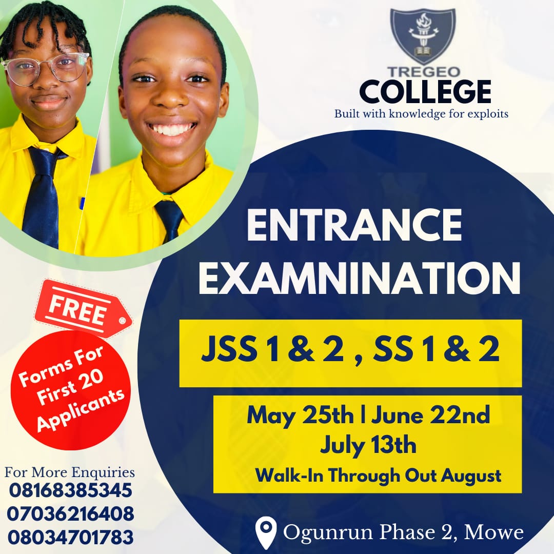 2023/2024 Common Entrance Examination - Tregeo Schools 